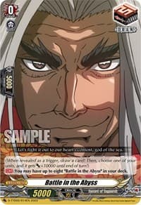 Battle in the Abyss - D-TTD02: Record of Ragnarok - Cardfight Vanguard card