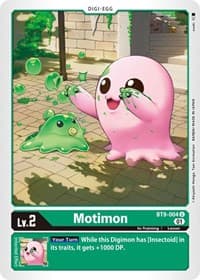 Motimon - X Record - Digimon Card Game card