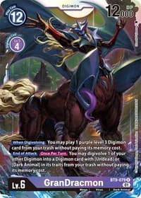 GranDracmon - X Record - Digimon Card Game card