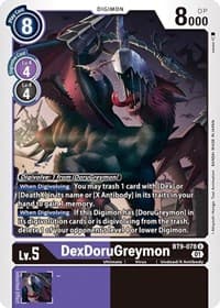 DexDoruGreymon - X Record - Digimon Card Game card