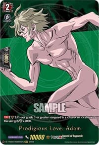 Prodigious Love, Adam (RGR) - D-TTD02: Record of Ragnarok - Cardfight Vanguard card