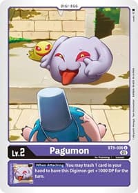 Pagumon - X Record - Digimon Card Game card