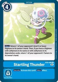 Startling Thunder - X Record - Digimon Card Game card