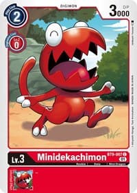 Minidekachimon - X Record - Digimon Card Game card