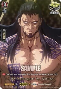 The "Strongest" by Nature (RGR) - D-TTD02: Record of Ragnarok - Cardfight Vanguard card