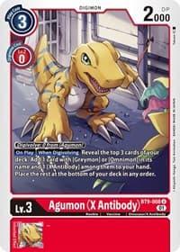 Agumon (X Antibody) - X Record - Digimon Card Game card