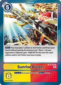 Sunrise Buster - X Record - Digimon Card Game card