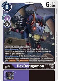 DexDorugamon - X Record - Digimon Card Game card