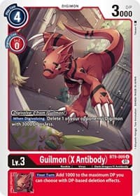 Guilmon (X Antibody) - X Record - Digimon Card Game card