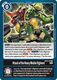Attack of the Heavy Mobile Digimon! - X Record - Digimon Card Game card