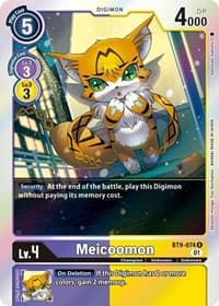 Meicoomon - X Record - Digimon Card Game card