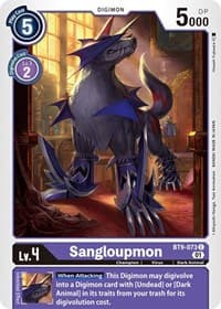 Sangloupmon - X Record - Digimon Card Game card
