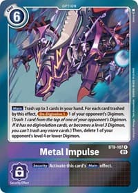 Metal Impulse - X Record - Digimon Card Game card