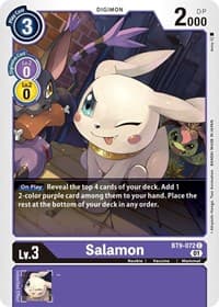 Salamon - X Record - Digimon Card Game card
