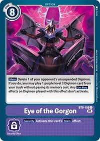Eye of the Gorgon - X Record - Digimon Card Game card