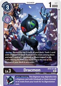 Dracmon - X Record - Digimon Card Game card