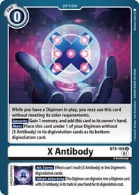 X Antibody - X Record - Digimon Card Game card