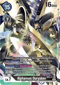 Alphamon: Ouryuken - X Record - Digimon Card Game card