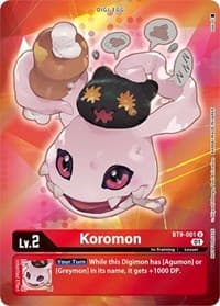 Koromon (Box Topper) - X Record - Digimon Card Game card