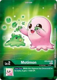Motimon (Box Topper) - X Record - Digimon Card Game card