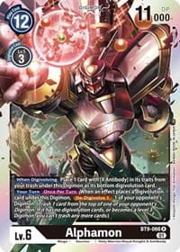 Alphamon - X Record - Digimon Card Game card