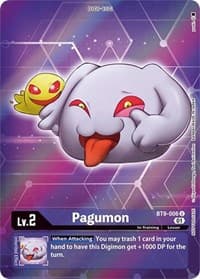 Pagumon (Box Topper) - X Record - Digimon Card Game card