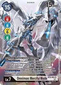 Omnimon: Merciful Mode (Alternate Art) - X Record - Digimon Card Game card