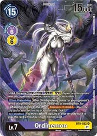 Ordinemon (Alternate Art) - X Record - Digimon Card Game card
