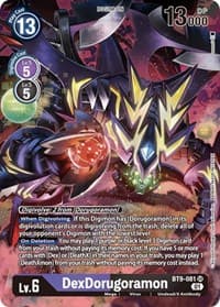 DexDorugoramon (Alternate Art) - X Record - Digimon Card Game card