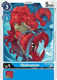 Ebidramon - X Record - Digimon Card Game card