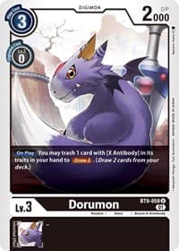 Dorumon - X Record - Digimon Card Game card