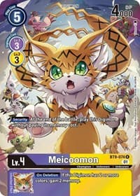 Meicoomon (Alternate Art) - X Record - Digimon Card Game card