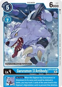 Garurumon (X Antibody) - X Record - Digimon Card Game card