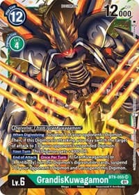 GrandisKuwagamon - X Record - Digimon Card Game card