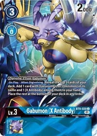 Gabumon (X Antibody) (Alternate Art) - X Record - Digimon Card Game card
