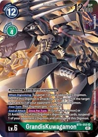 GrandisKuwagamon (Alternate Art) - X Record - Digimon Card Game card