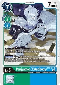 Panjyamon (X Antibody) - X Record - Digimon Card Game card
