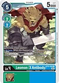 Leomon (X Antibody) - X Record - Digimon Card Game card