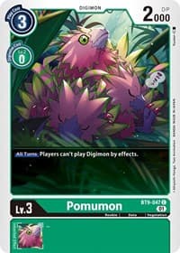 Pomumon - X Record - Digimon Card Game card