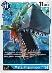 MetalPiranimon - X Record - Digimon Card Game card