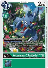Kokuwamon (X Antibody) - X Record - Digimon Card Game card