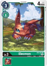 Elecmon - X Record - Digimon Card Game card