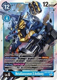 MetalGarurumon (X Antibody) - X Record - Digimon Card Game card