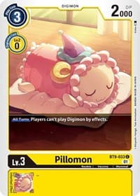 Pillomon - X Record - Digimon Card Game card