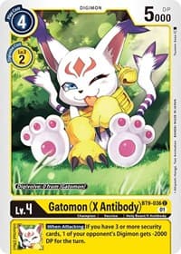 Gatomon (X Antibody) - X Record - Digimon Card Game card