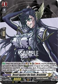 Revolt Against the Gods, Brunhilde - D-TB02: Record of Ragnarok - Cardfight Vanguard card