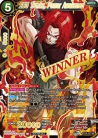 SSG Trunks, Power Awakened (Winner Stamped) - Tournament Promotion Cards - Dragon Ball Super: Masters card