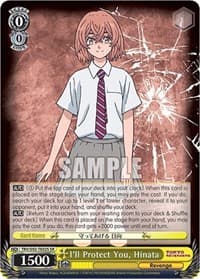 I'll Protect You, Hinata (SR) - Tokyo Revengers - Weiss Schwarz card