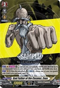 God Father of the Cosmos, Zeus - D-TB02: Record of Ragnarok - Cardfight Vanguard card