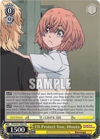 I'll Protect You, Hinata - Tokyo Revengers - Weiss Schwarz card